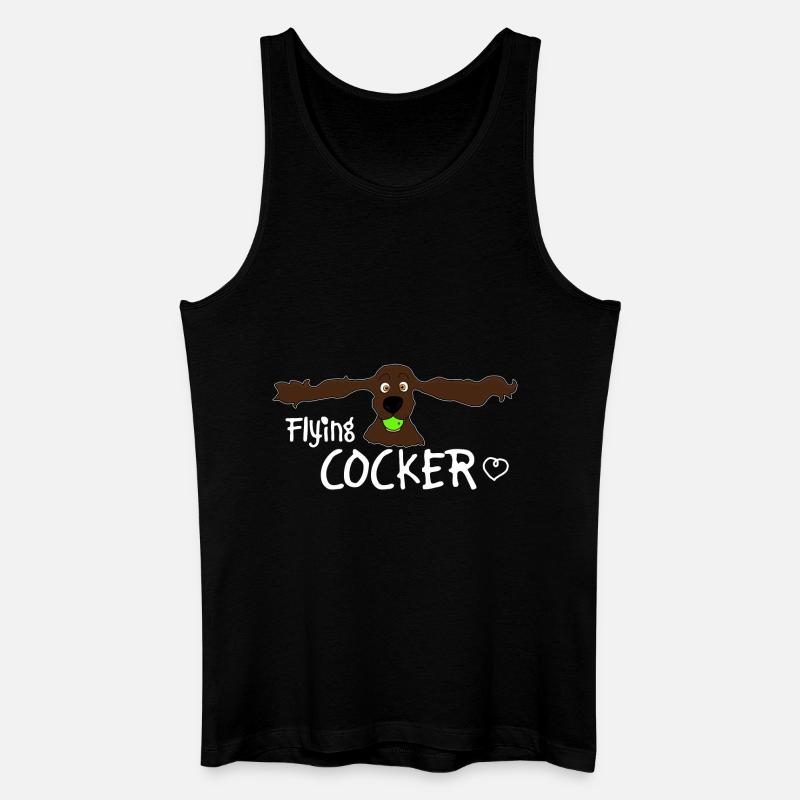 Cocker Spaniel - Männer Bio Tank Top - Schwarz