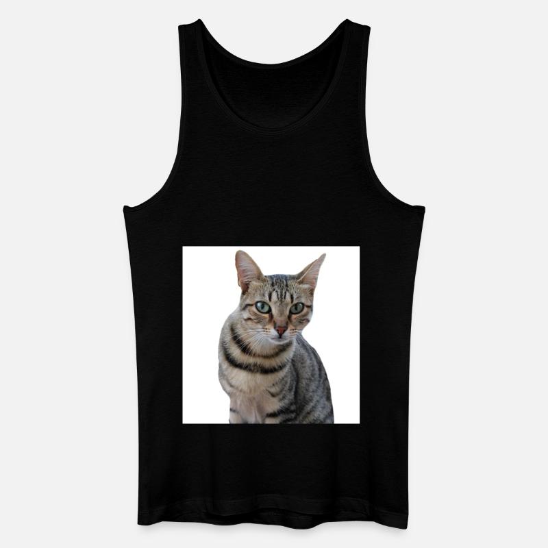 Chat chat chaton doux - Débardeur bio Homme - noir