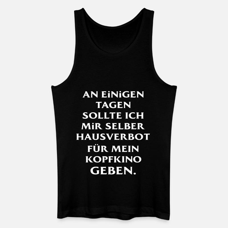 Witziger Spruch Sarkasmus - Männer Bio Tank Top - Schwarz