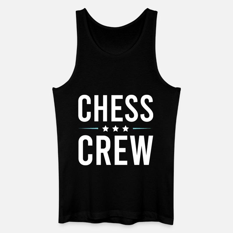 Chess Crew - Männer Bio Tank Top - Schwarz