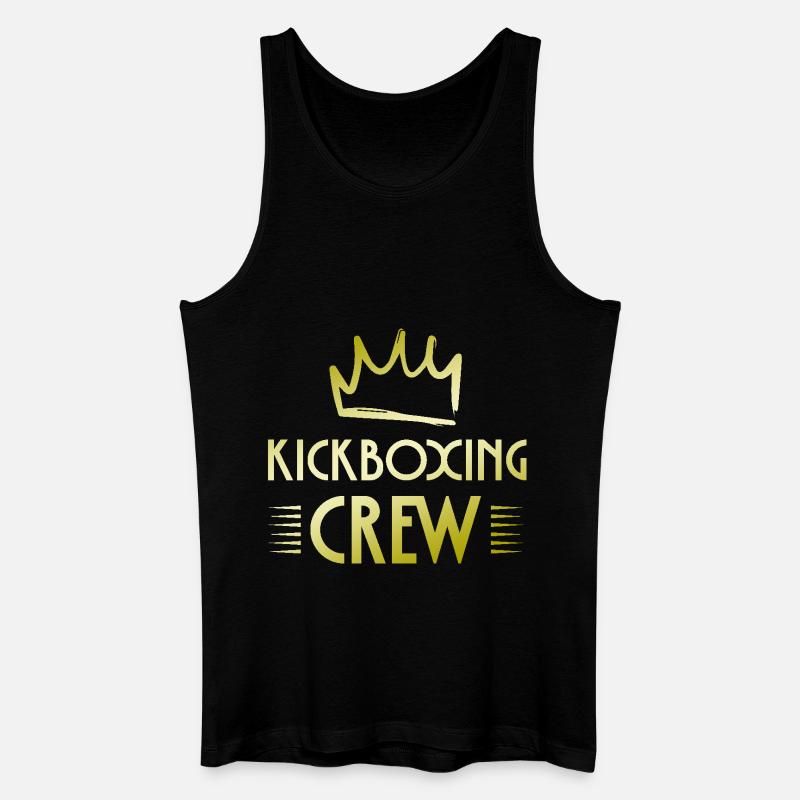 Kickboxing Crew - Männer Bio Tank Top - Schwarz