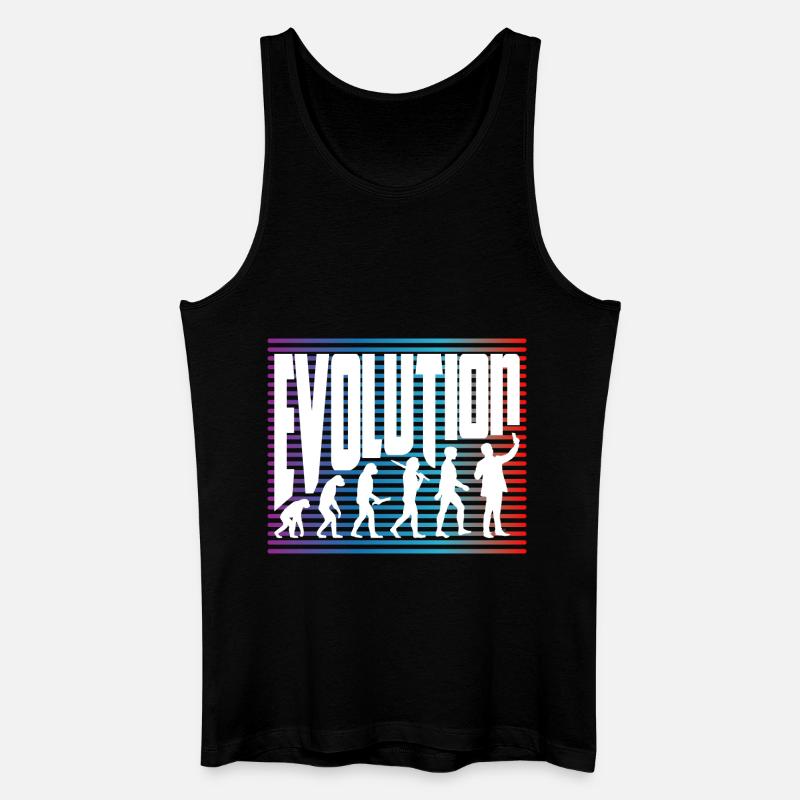 évolution - Débardeur bio Homme - noir