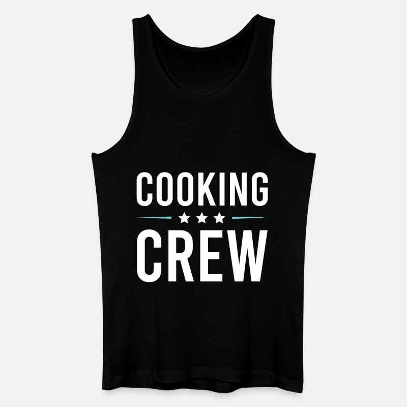 Cooking Crew - Männer Bio Tank Top - Schwarz