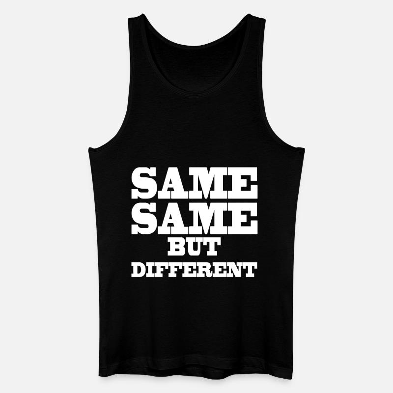 Same Same but Different - Débardeur bio Homme - noir