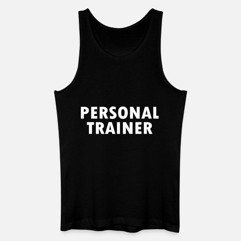Personal trainer - Männer Bio Tank Top - Schwarz