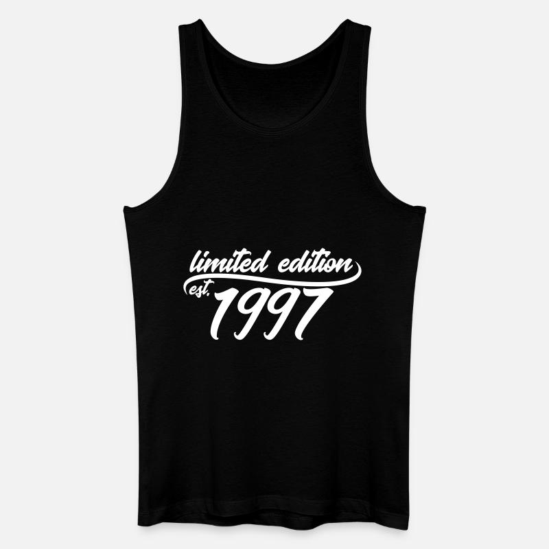 Limited Edition est 1997 - Männer Bio Tank Top - Schwarz