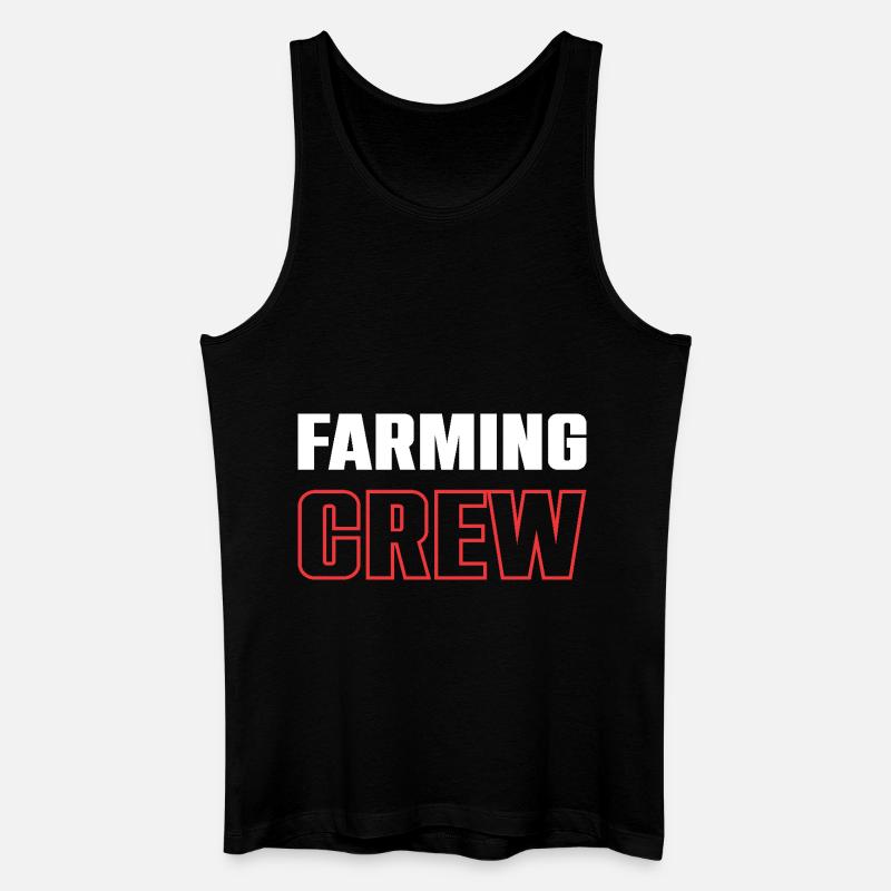 Farming Crew - Men’s Organic Tank Top - black