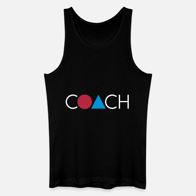 GEO COACH - Männer Bio Tank Top - Schwarz