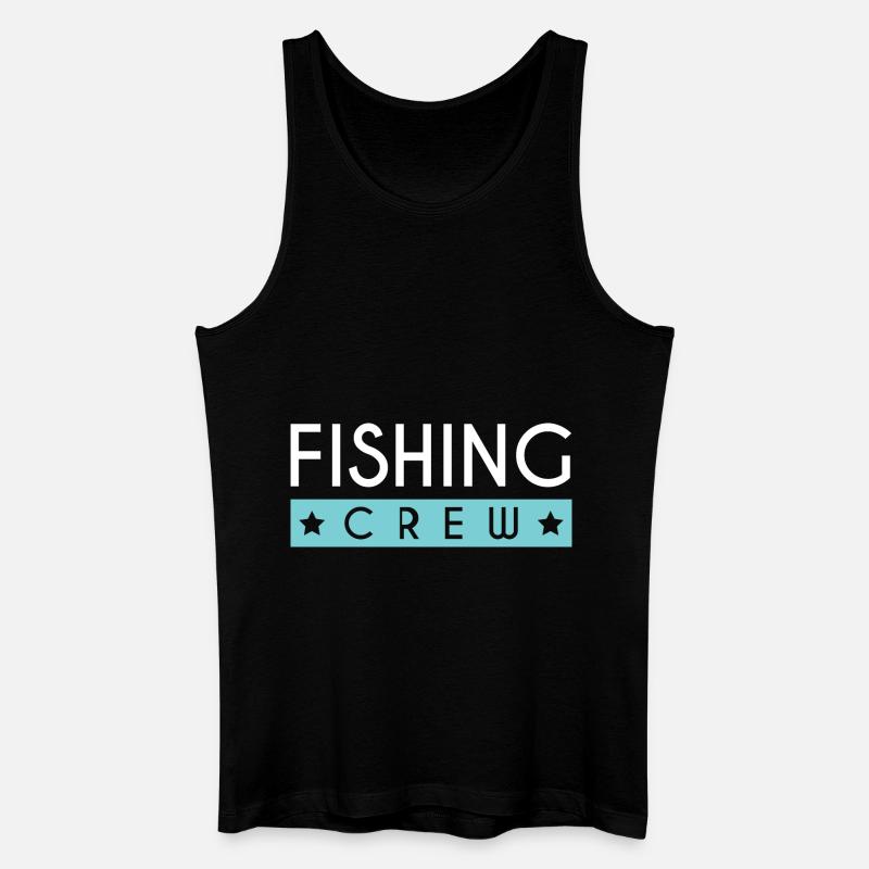 Fishing Crew - Männer Bio Tank Top - Schwarz