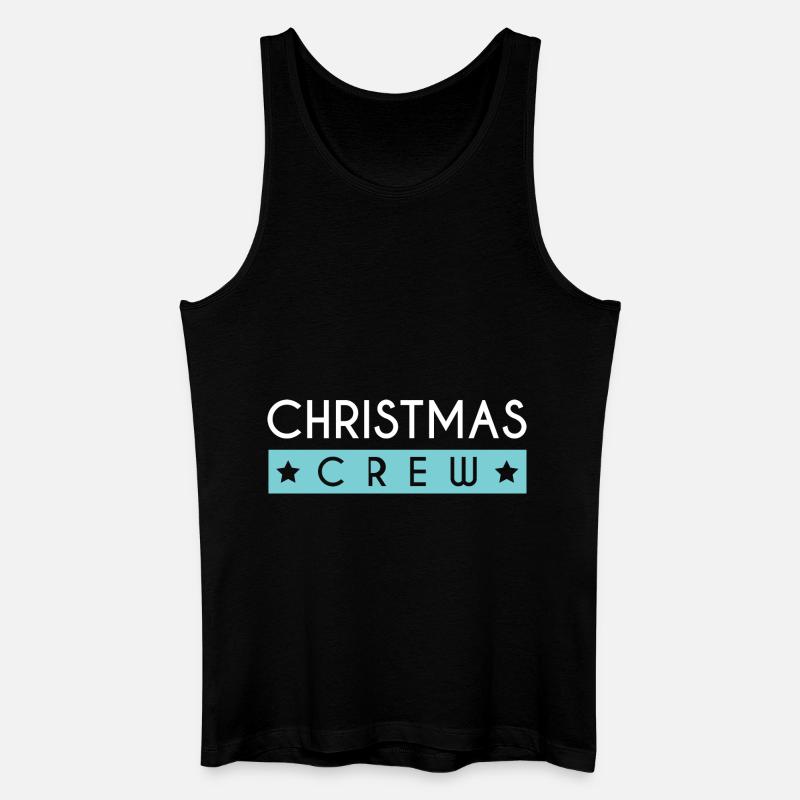 Christmas Crew - Männer Bio Tank Top - Schwarz