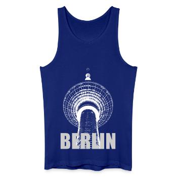 Berliner Fernsehturm - Männer Bio Tank Top - Königsblau - Vorne