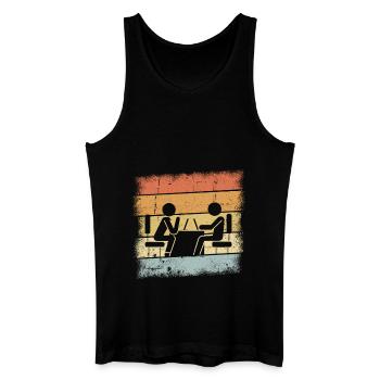 Therapeuten Geschenk - Männer Bio Tank Top - Schwarz - Vorne