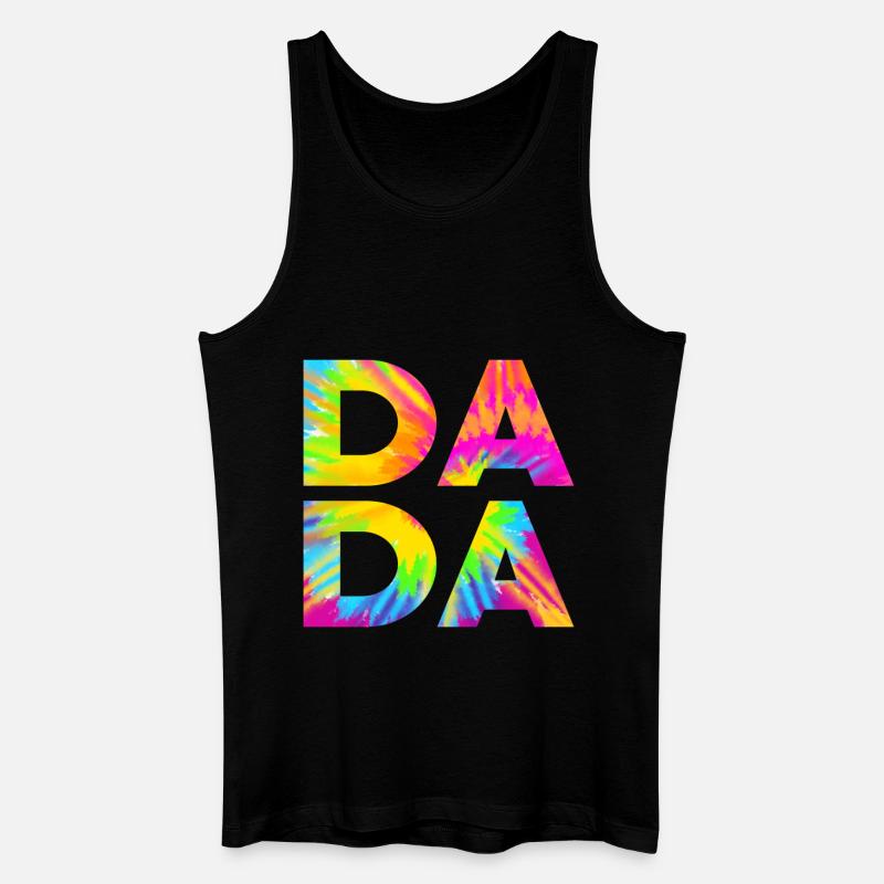 Dad - Männer Bio Tank Top - Schwarz