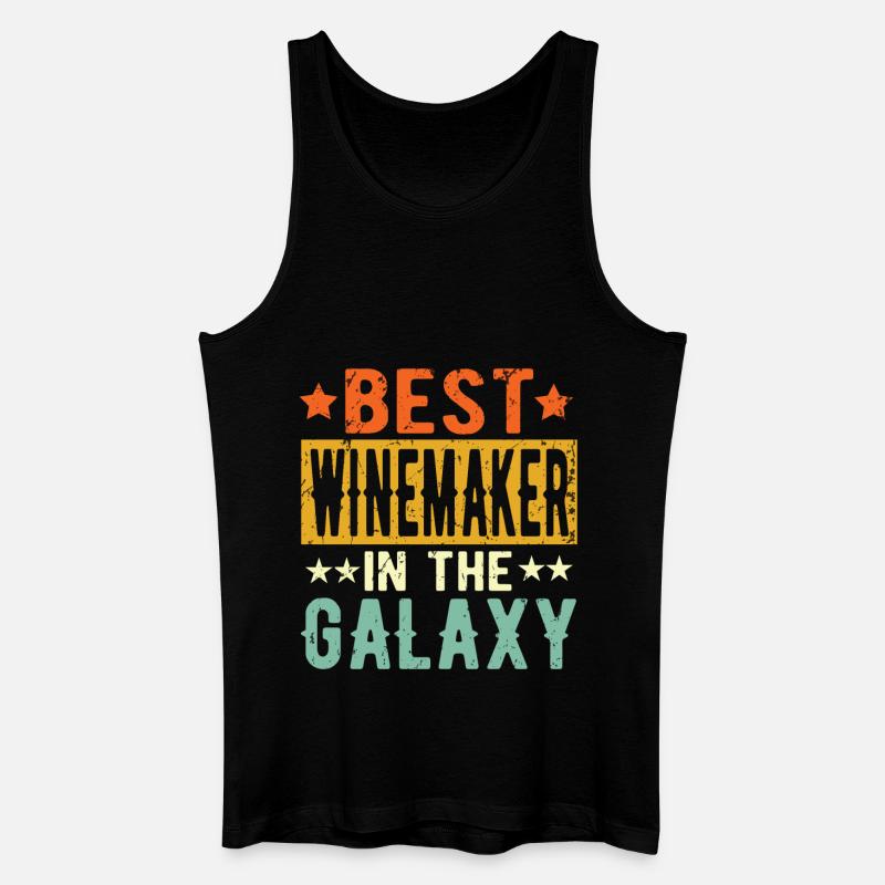 Best Winemaker ever Winemaker Gift - Men’s Organic Tank Top - black