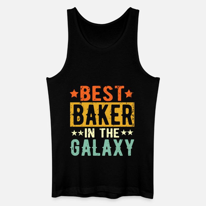 Best Baker ever Baker Gift - Men’s Organic Tank Top - black