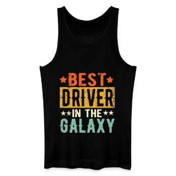 Meilleur pilote jamais Driver Gift - Débardeur bio Homme - noir - Devant
