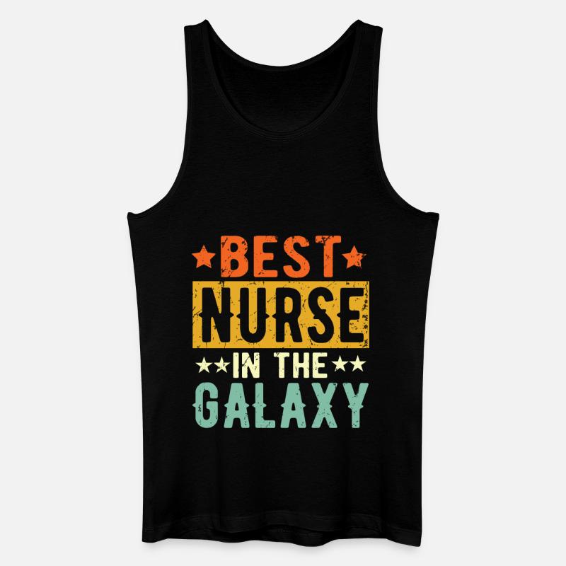 Best Krankenschwester ever Krankenschwester - Männer Bio Tank Top - Schwarz