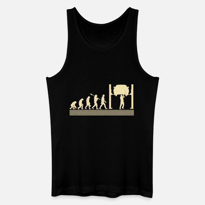 Automechanical evolution - Men’s Organic Tank Top - black