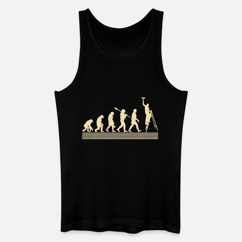 Painter evolution - Men’s Organic Tank Top - black