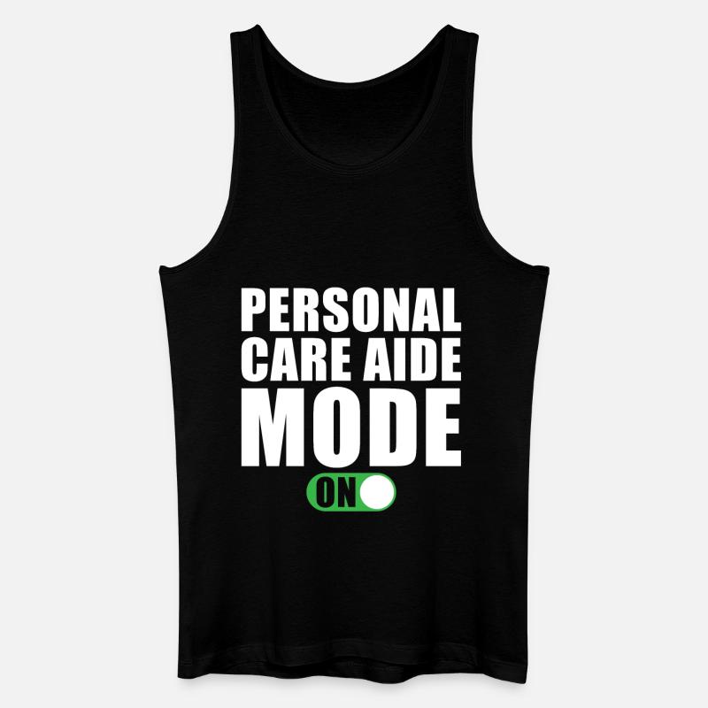 Nursing Assistant Mode On - Men’s Organic Tank Top - black