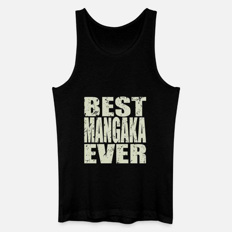 Best Mangaka ever Mangaka Geschenk - Männer Bio Tank Top - Schwarz