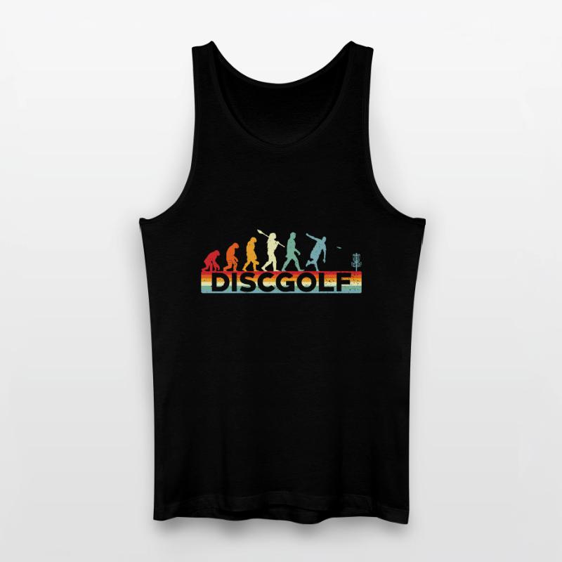 Discgolf Evolution Discgolf Männer Bio Tank Top