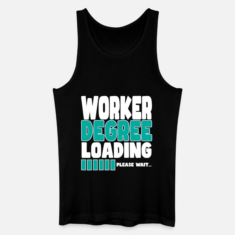 Worker invites training - Men’s Organic Tank Top - black