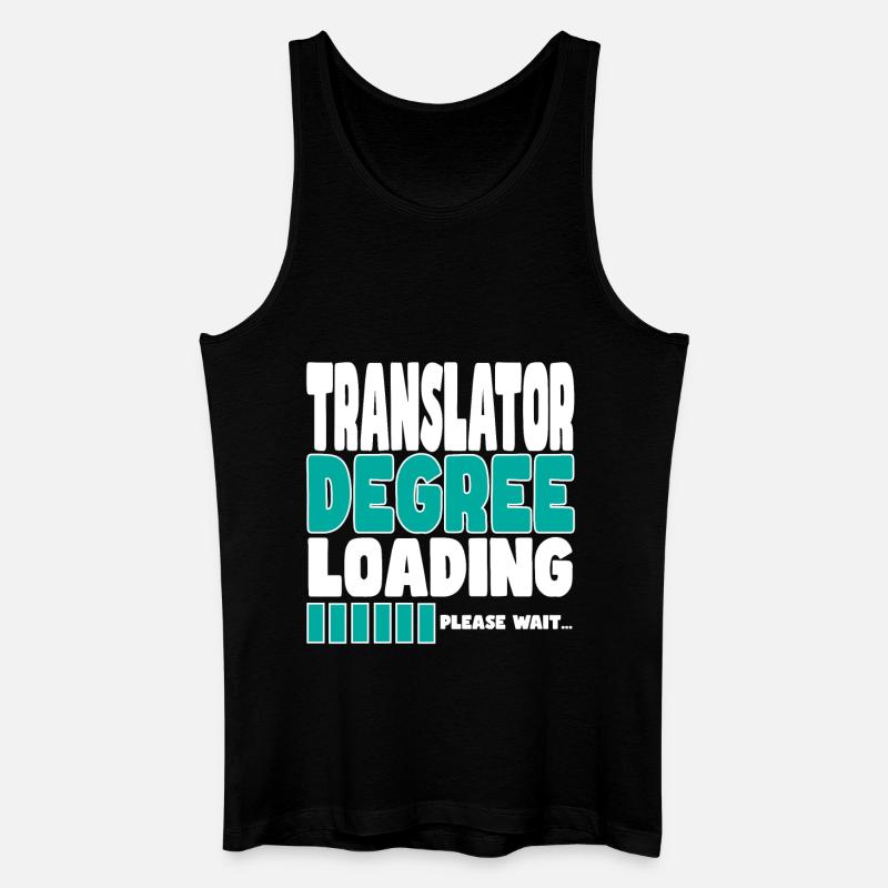 Translator invites training - Men’s Organic Tank Top - black