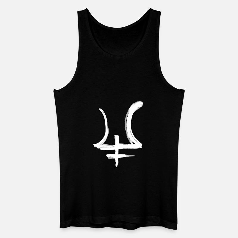 Symbole d’astrologie de Neptune - Débardeur bio Homme - noir