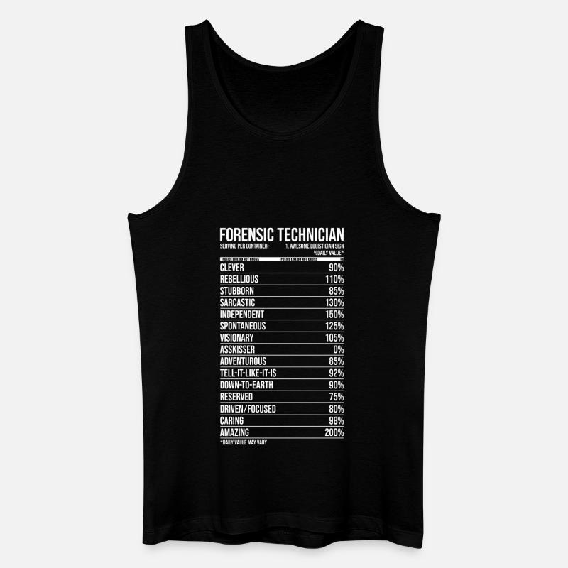 Forensic Technician - Men’s Organic Tank Top - black