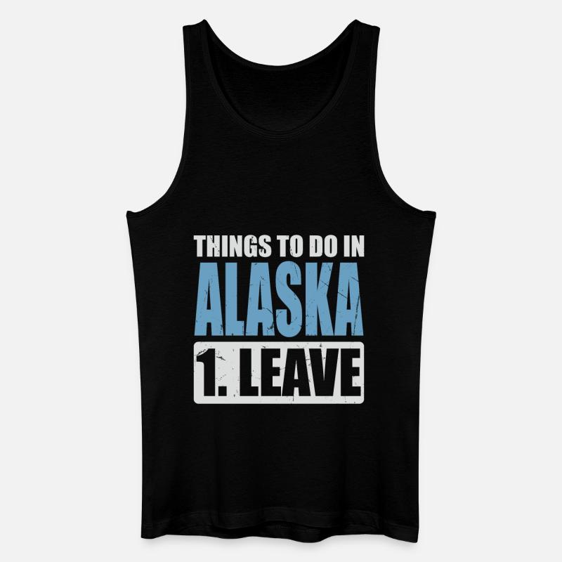 Alaska Meme - Männer Bio Tank Top - Schwarz