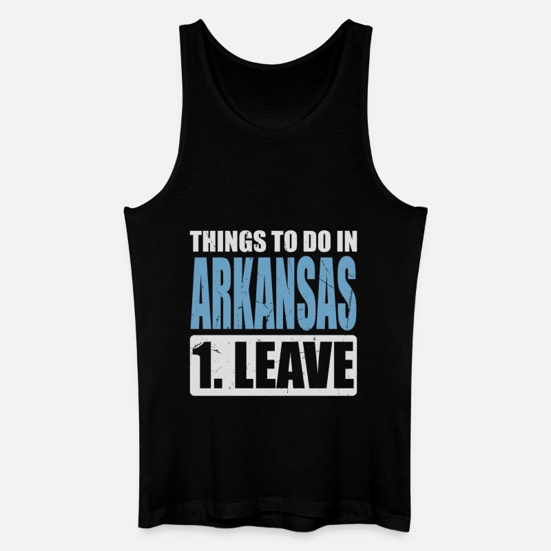 Arkansas Meme - Männer Bio Tank Top - Schwarz