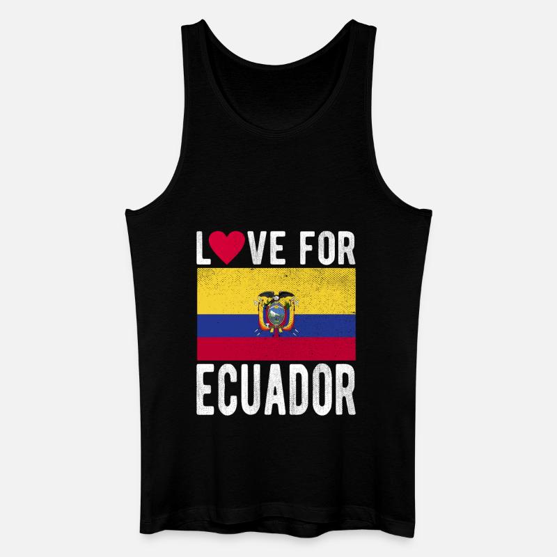 Ecuador Souvenir - Männer Bio Tank Top - Schwarz