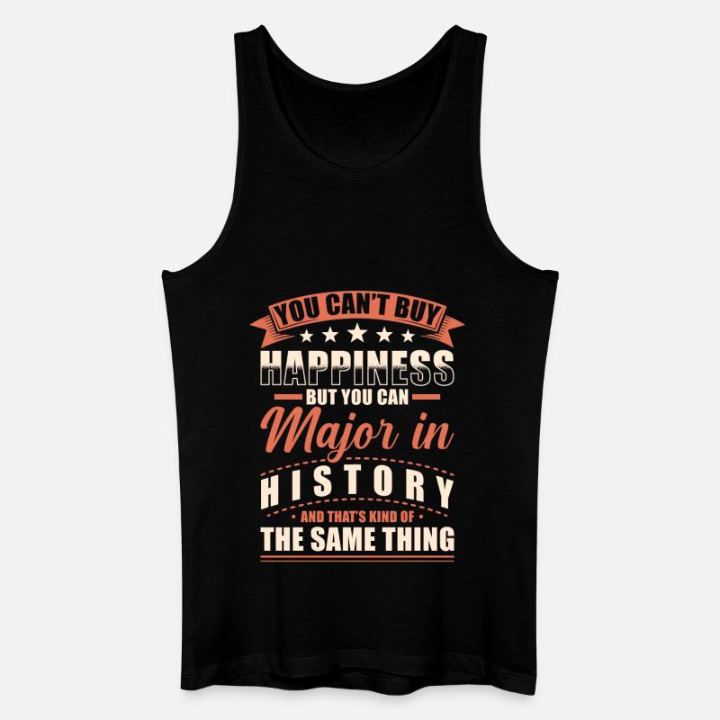 Geschichte Abschluss - Männer Bio Tank Top - Schwarz