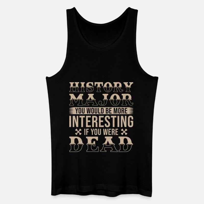 Geschichte Abschluss - Männer Bio Tank Top - Schwarz