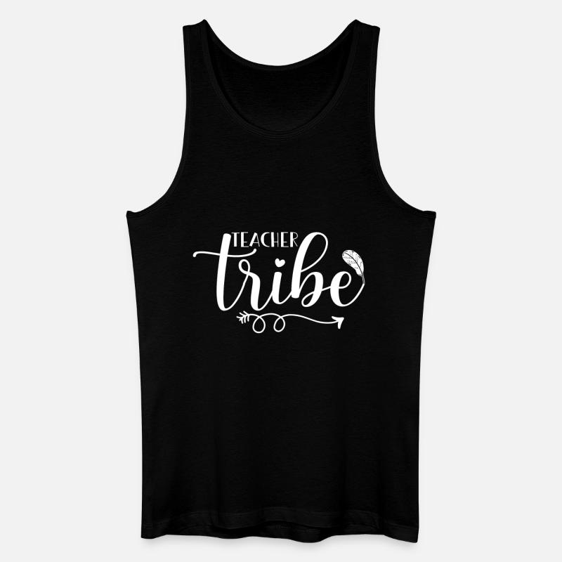 Lehrer Gruppen Design - Männer Bio Tank Top - Schwarz