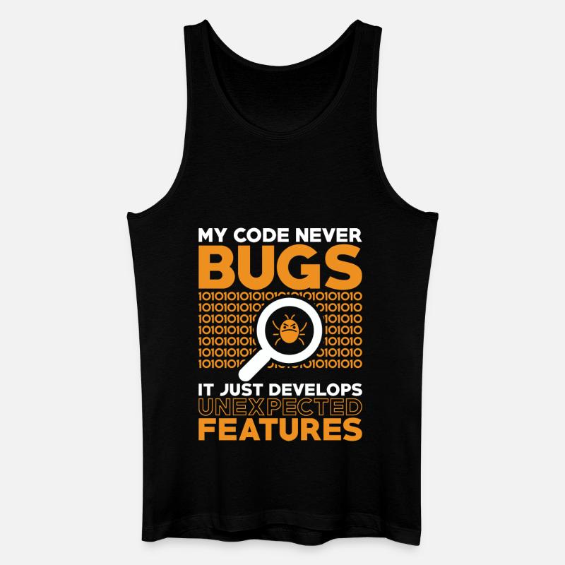 Code Codeur Programmeur Développeur Codeur - Débardeur bio Homme - noir