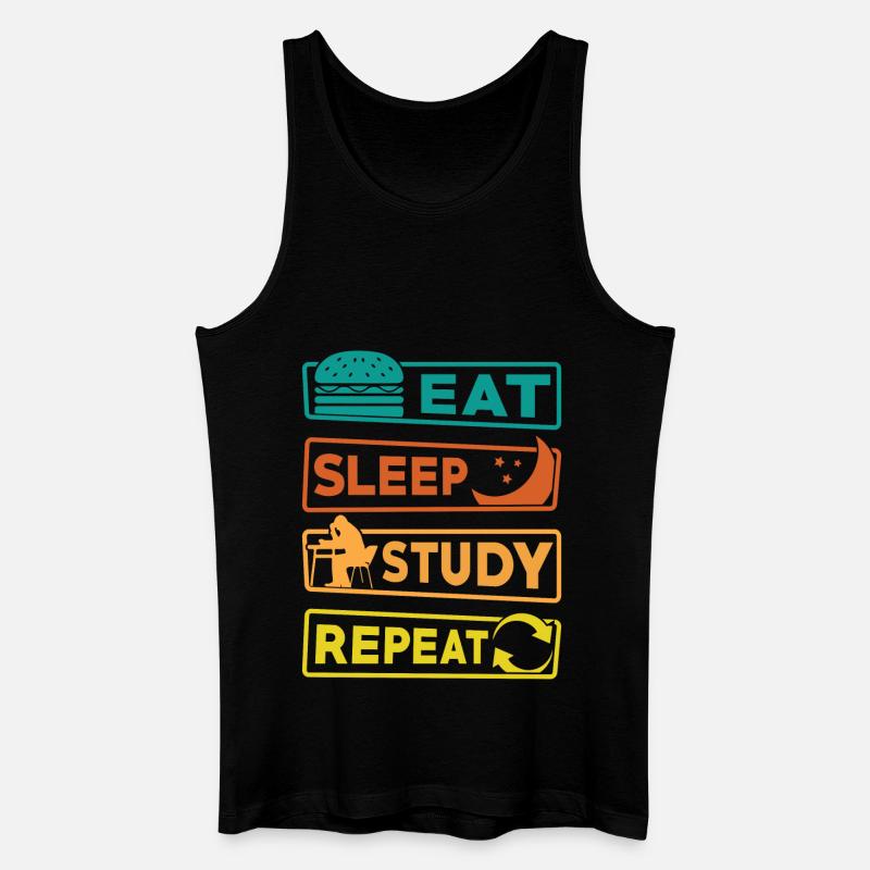 Student Study Learning Exam - Men’s Organic Tank Top - black