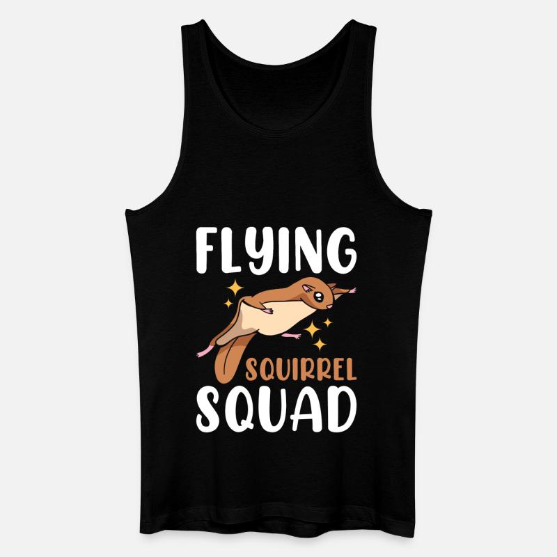 Flying Squirrel Squad - Men’s Organic Tank Top - black