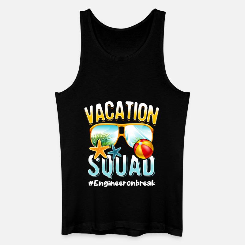 Engineer Vacation Squad #Engineeronbreak - Men’s Organic Tank Top - black