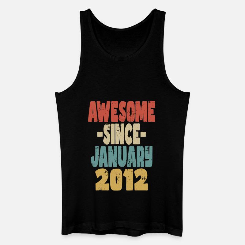 Toller Januar 2012 - Männer Bio Tank Top - Schwarz