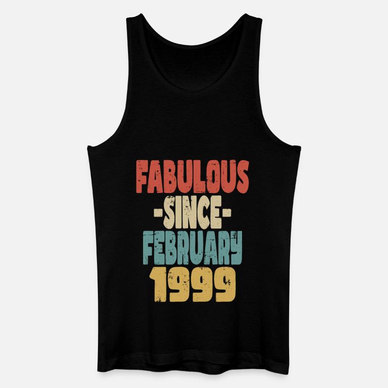 Fabelhafter Februar 1999 - Männer Bio Tank Top - Schwarz