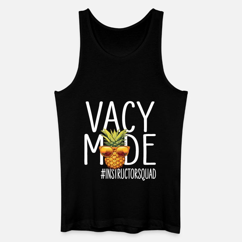 Instructeur Vacances Vacy Mode Instructeurescouade - Débardeur bio Homme - noir