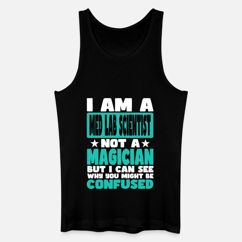 Med Lab Scientist - Männer Bio Tank Top - Schwarz