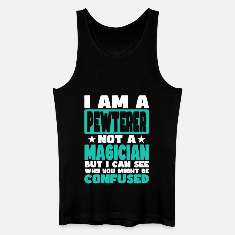 Kannengießer - Männer Bio Tank Top - Schwarz