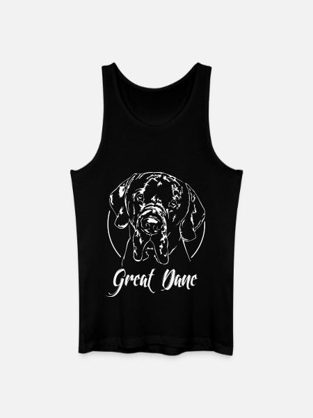 GREAT DANE - Men’s Organic Tank Top - black