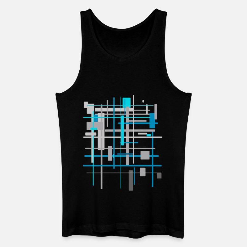 Architecture Patterns - Men’s Organic Tank Top - black