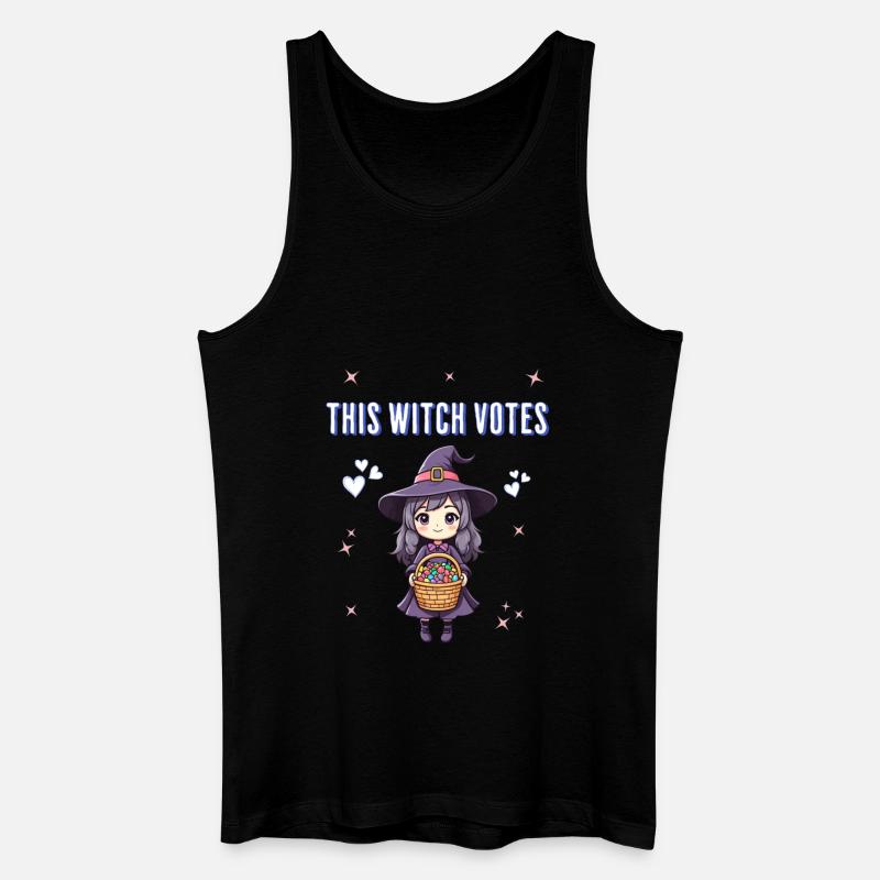 This witch votes - Men’s Organic Tank Top - black