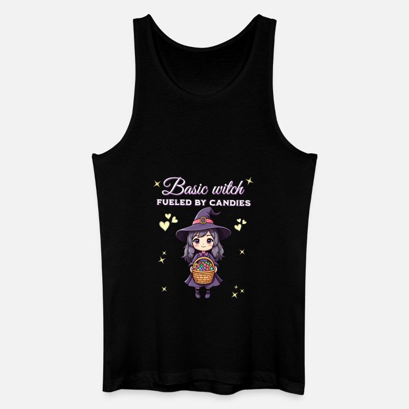 Basic witch fueled by candies - Men’s Organic Tank Top - black