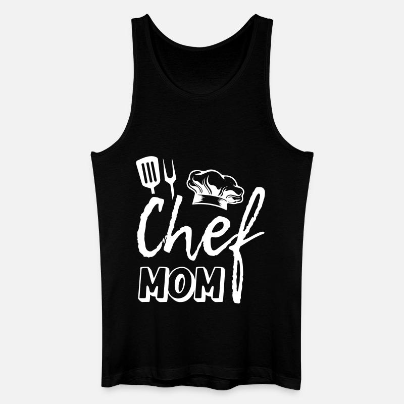 Chef Mom - Männer Bio Tank Top - Schwarz